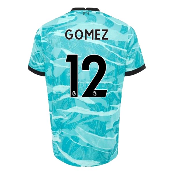 Camiseta Liverpool NO.12 Gomez 2ª 2020 2021 Azul